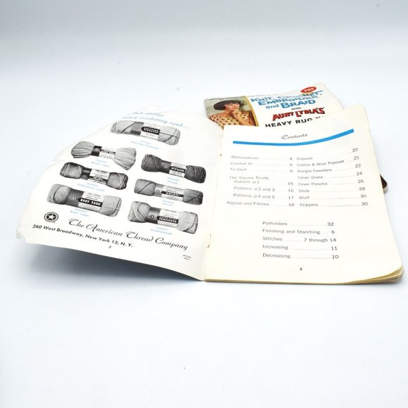 Vintage Let's Crochet Book 175 & Knit Crochet Embroider & Braid Book 173 - Picture 2 of 7